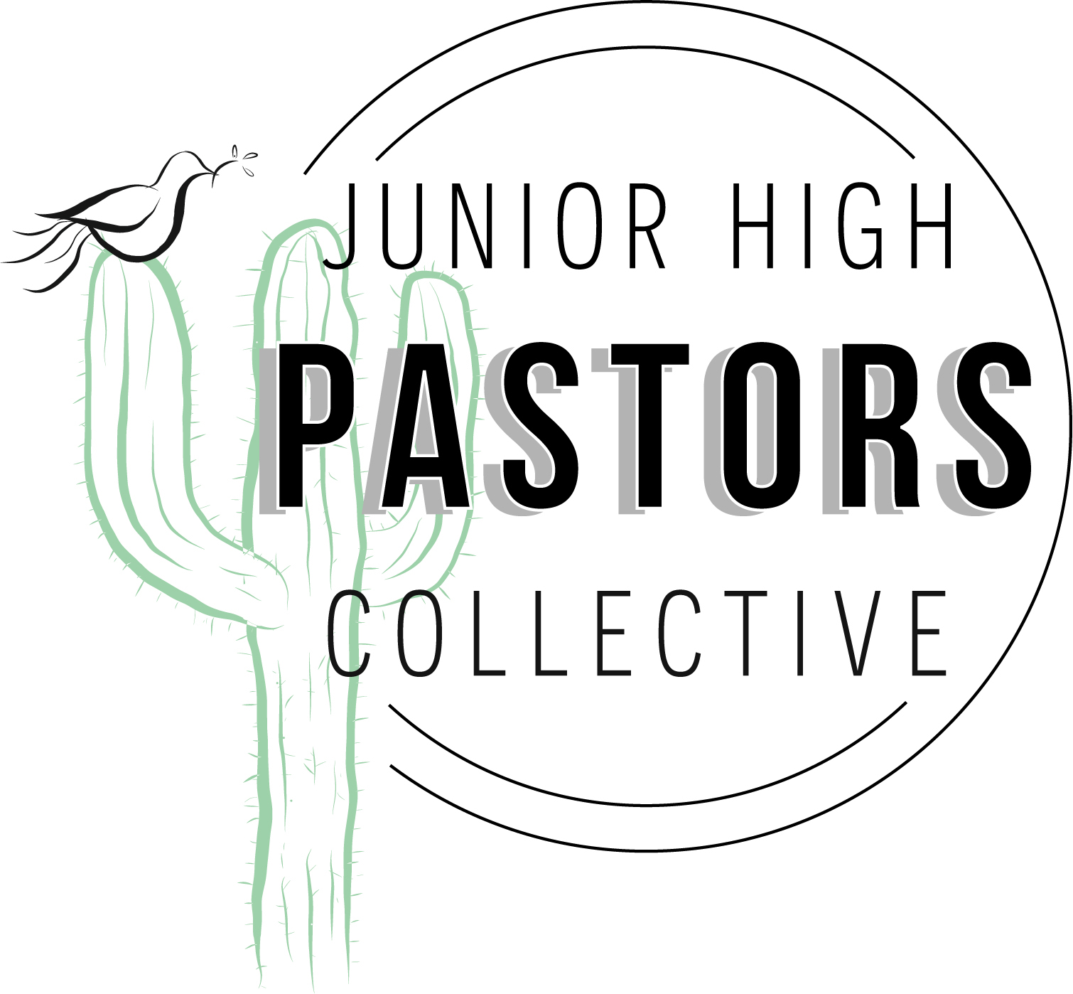 jr high pastors collective logo one designed by jen elmore